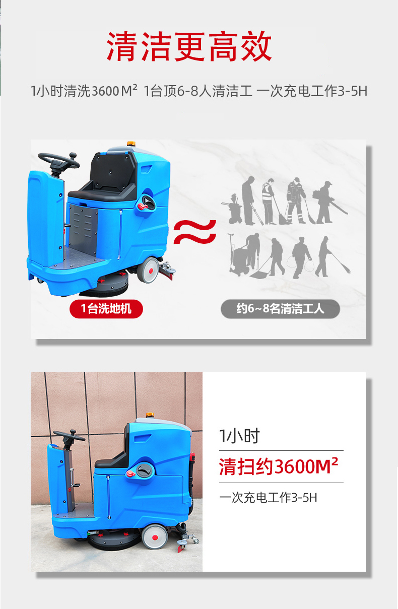 铁岭驾驶式洗地机更适合用在高铁站